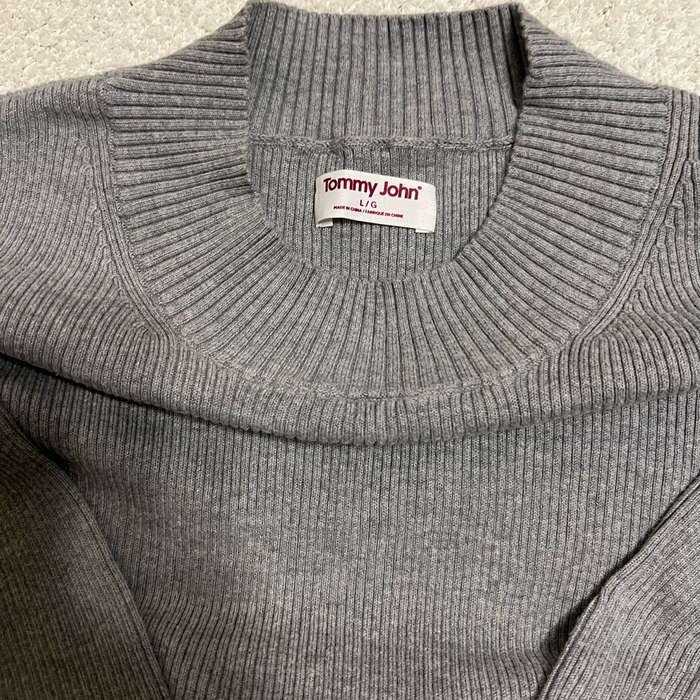Tommy John Ribbed Cotton Sweater - Picture 2 of 3